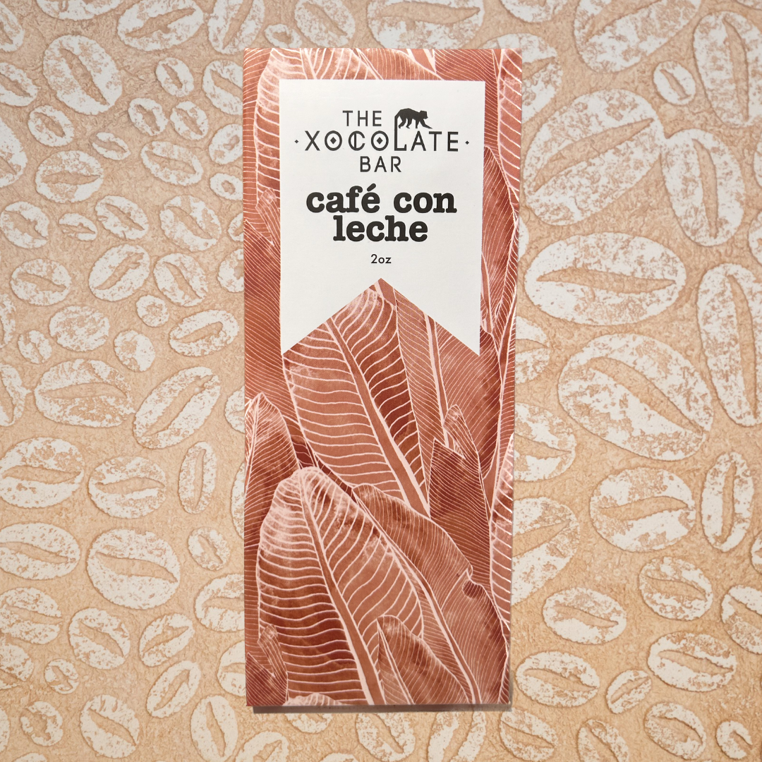 Cafe con Leche - Milk Chocolate Inclusion Bar with Coffee by The Xocolate  Bar