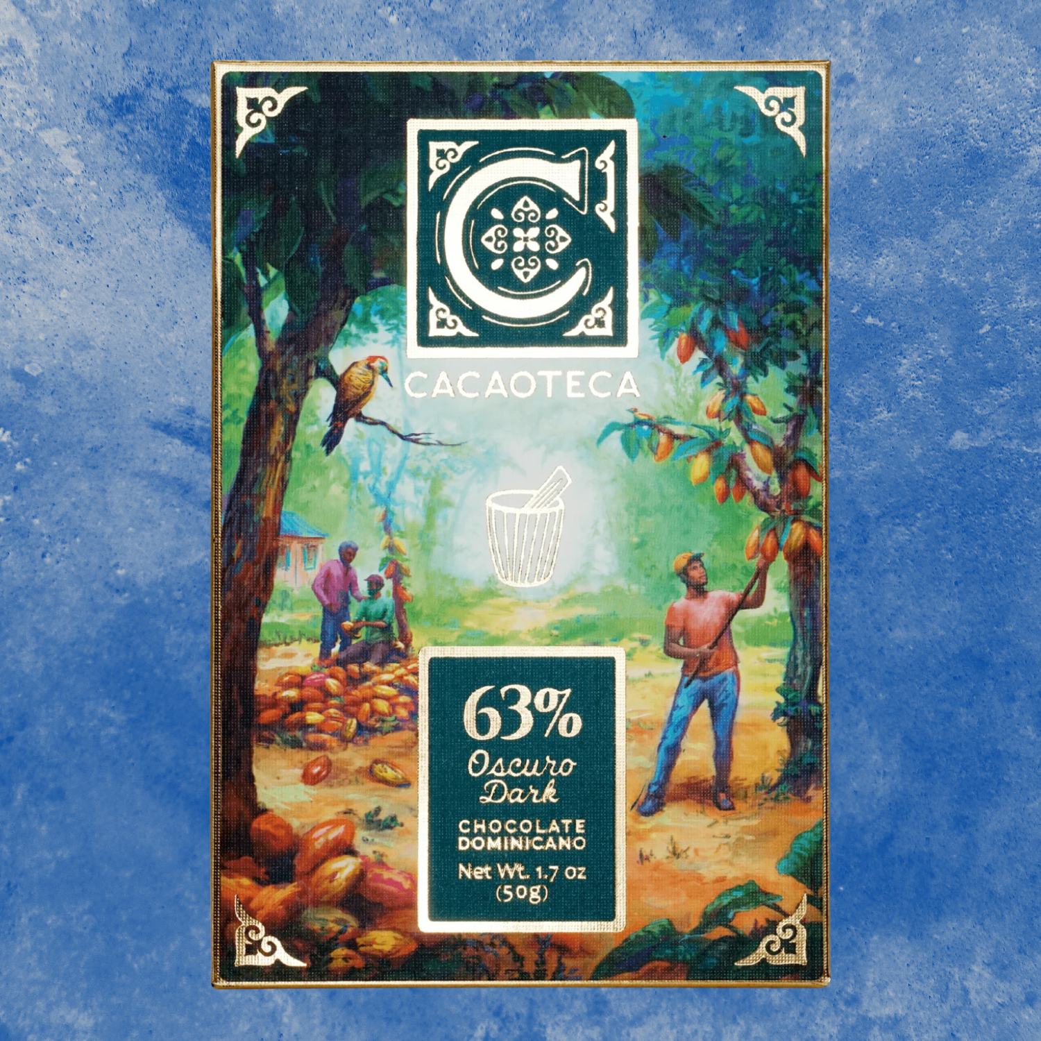 63% Oscuro Dark Chocolate Dominicano by Cacaoteca (v) | The