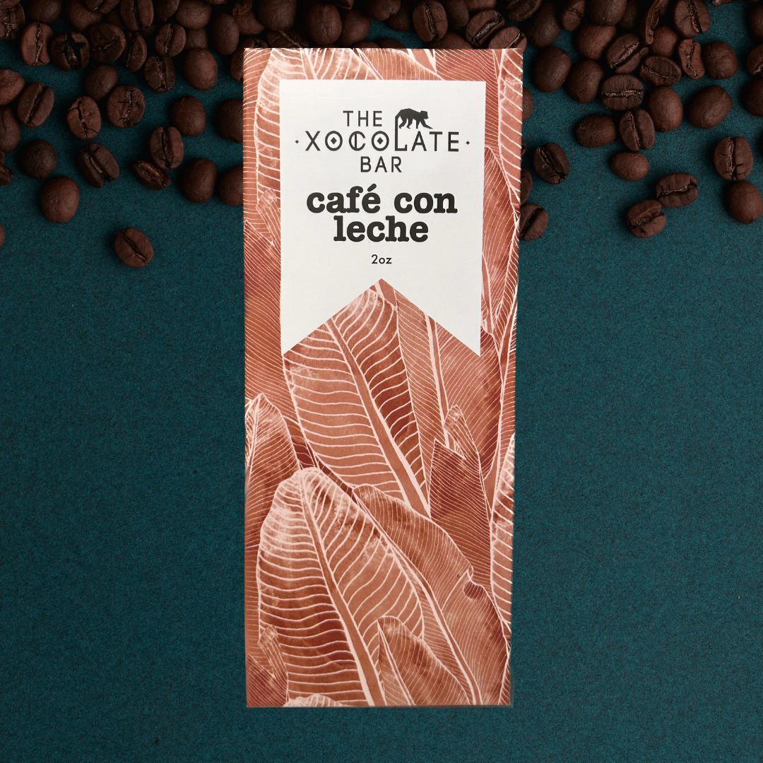 Cafe con Leche - Milk Chocolate Inclusion Bar with Coffee by The